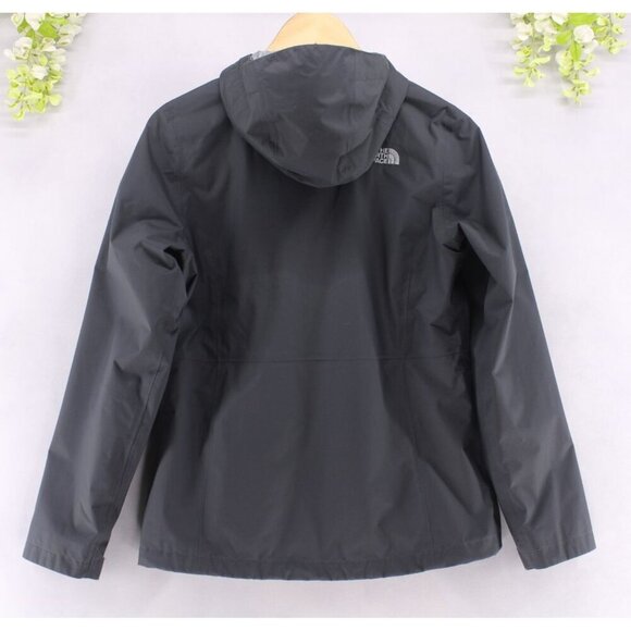 The North Face Women's Hooded Hyvent Double Jacket Grey/Grey Sz SM - Picture 2 of 12